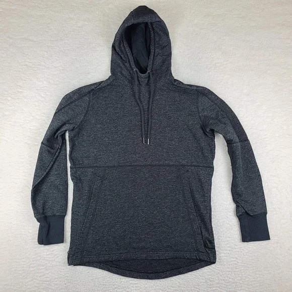 Under Armour Hoodie Mens Large Black Speckle Terry Hoody Style 1320719 - Picture 1 of 13